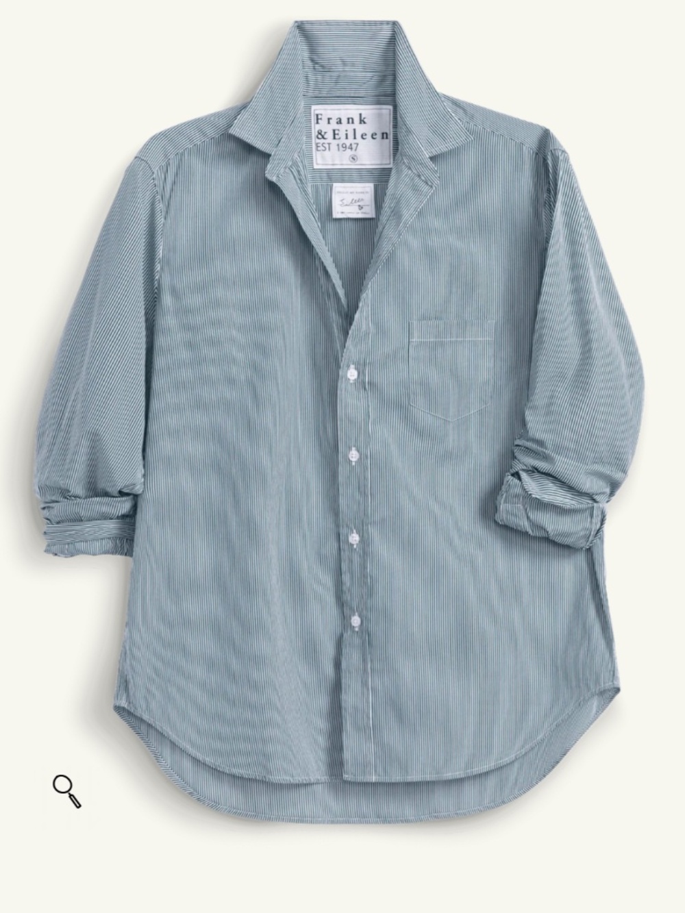 Frank & Eileen Light Blue Button-Up Blouse